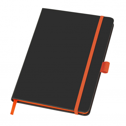 Блокнот A5 ColorNote Black, оранжевый