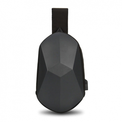 Сумка на плечо Xiaomi Tajezzo Beaborn Polyhedron Chest Bag, темно-серая