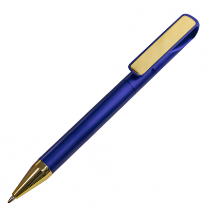 Ручка шариковая GLOSSY GOLD, синяя
