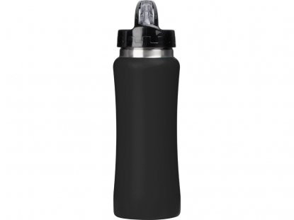 Бутылка для воды Bottle C1, soft touch, черная