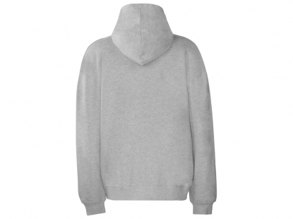 Толстовка на молнии Monaco, унисекс, серый меланж