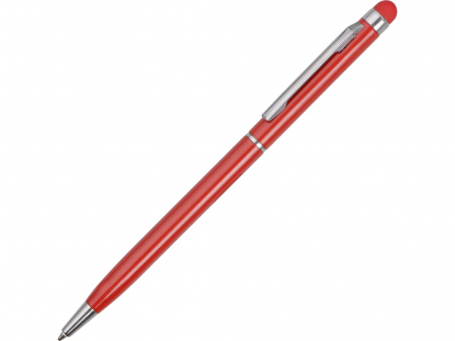Ручка-стилус металлическая шариковая Jucy, красная