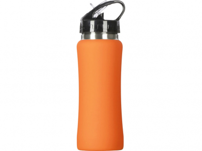 Бутылка для воды Bottle C1, soft touch, оранжевая