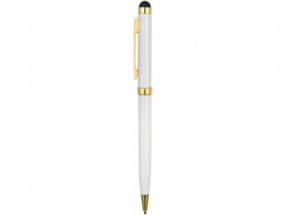 Ручка-стилус шариковая Голд Сойер, белая