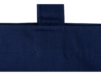 Сумка Levy хлопковая с широким дном, 240 г/м2, синяя