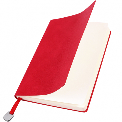 Ежедневник A5 недатированный Farfalla в мягком переплёте, красный