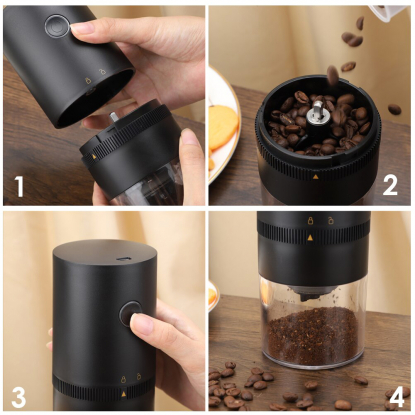 Портативная кофемолка Полинара с аккумулятором