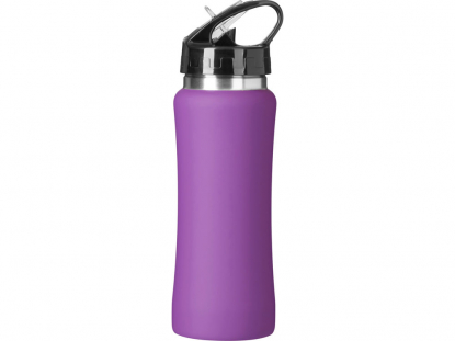 Бутылка для воды Bottle C1, soft touch, фиолетовая
