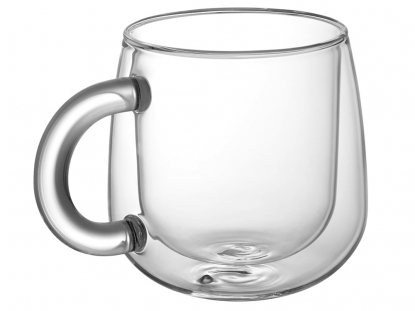 Кружка с двойными стенками и градиентом Fog, прозрачная