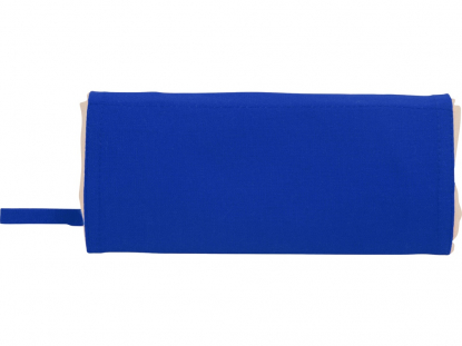Складная хлопковая сумка для шопинга Gross с карманом, 180 г/м2, синяя