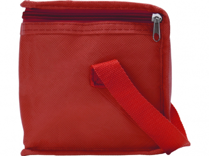 Сумка-холодильник Reviver из нетканого переработанного материала RPET, красная