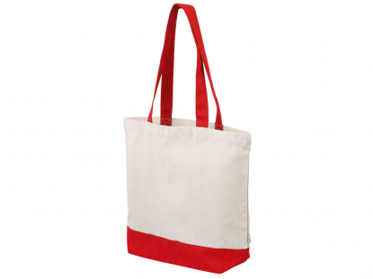 Сумка для шоппинга Cotton из переработанного хлопка, 280 г/м2, красная