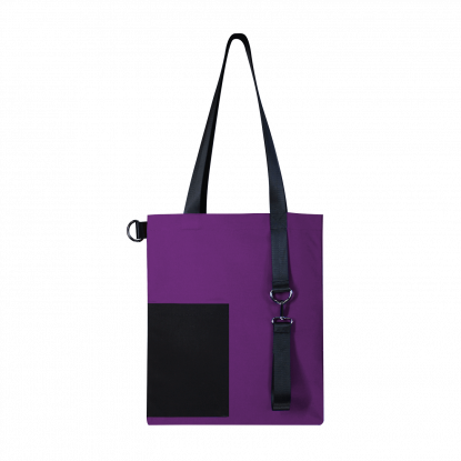 Шоппер Superbag Color, фиолетовый с черным