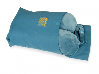 Подушка Tranquility Pillow, синяя, в чехле