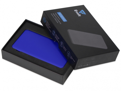 Портативное зарядное устройство Reserve с USB Type-C, 5000 mAh, синее, в коробке