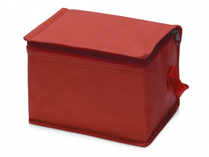 Сумка-холодильник Reviver из нетканого переработанного материала RPET, красная