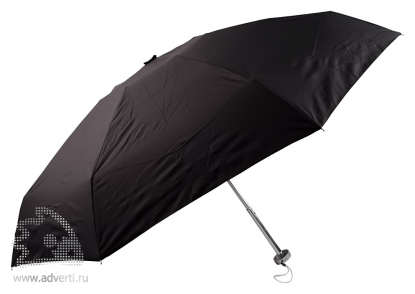 Зонт складной Гримо, механический, 5 сложений, черный