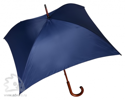 Зонт-трость 4-х клиный Старка, механический, синий