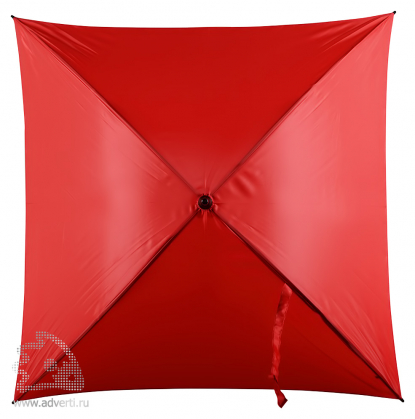 Зонт-трость 4-х клиный Старка, механический, красный