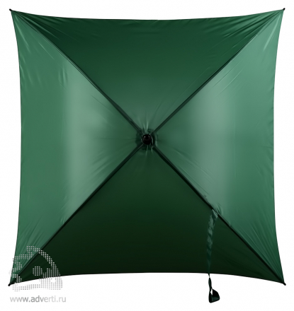 Зонт-трость 4-х клиный Старка, механический, зеленый
