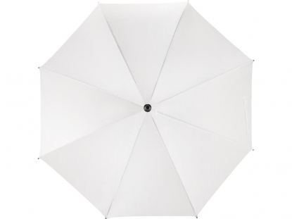 Зонт-трость Радуга, полуавтомат, белый, купол