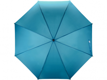 Зонт-трость Радуга, полуавтомат, ярко-синий, купол