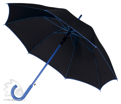 Зонт-трость Гилфорт, полуавтомат, синий