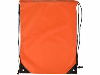 Мешок Reviver из переработанного пластика, оранжевый, общий вид