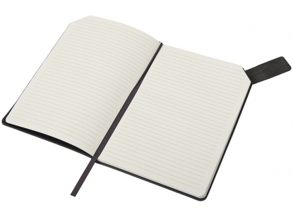 Блокнот А5 с магнитным клапаном в гибкой обложке Chaplin, серый