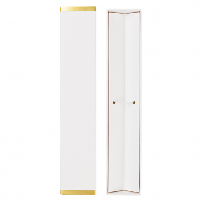 Коробка для ручки Cradle, белая с золотым