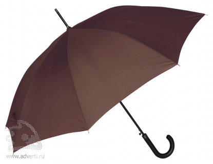 Зонт-трость Алтуна, полуавтомат, коричневый