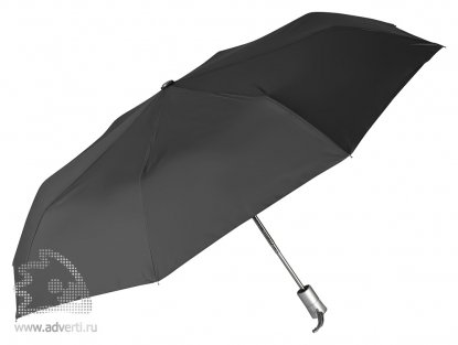 Зонт складной, автомат, 3 сложения, черный