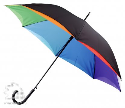 Зонт-трость Радужный, полуавтомат