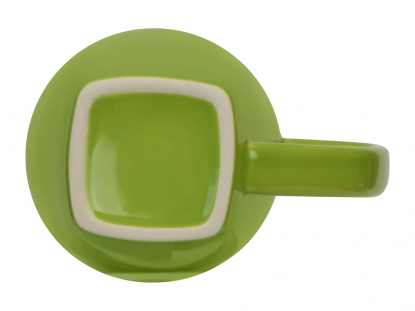 Кружка Айседора, зеленое яблоко, вид снизу
