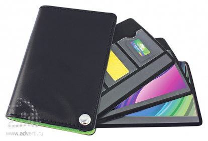Футляр для пластиковых карт, визиток, карт памяти и SIM-карт, внутренний дизайн