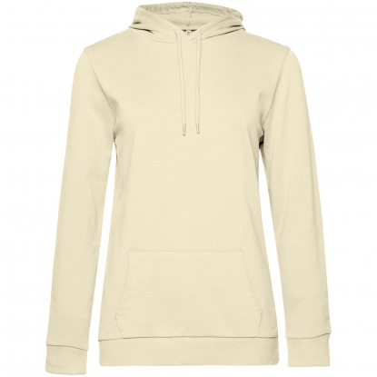 Толстовка с капюшоном Hoodie, женская, светло-желтая