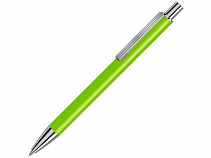 Ручка шариковая металлическая Groove, светло-зеленая