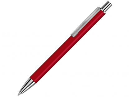 Ручка шариковая металлическая Groove, красная