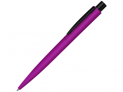 Ручка шариковая металлическая Lumos M soft-touch, розовая