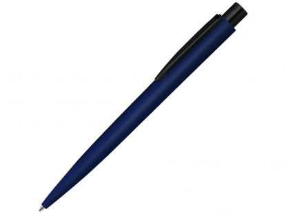 Ручка шариковая металлическая Lumos M soft-touch, темно-синяя
