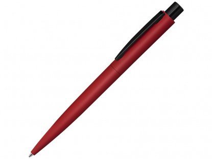 Ручка шариковая металлическая Lumos M soft-touch, красная