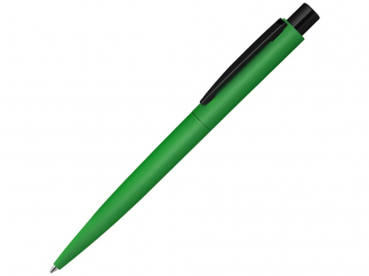 Ручка шариковая металлическая Lumos M soft-touch, зеленая