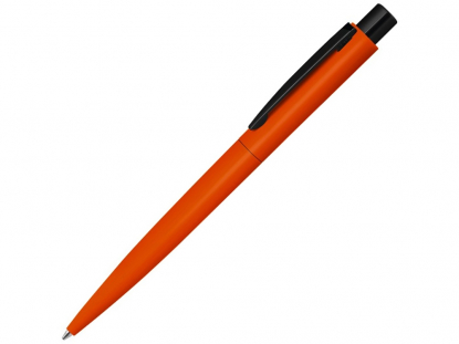 Ручка шариковая металлическая Lumos M soft-touch, оранжевая