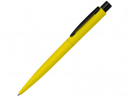 Ручка шариковая металлическая Lumos M soft-touch, желтая