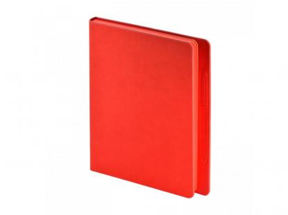 Ежедневник недатированный А5 Megapolis Magnet, красный, вид сбоку