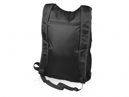 Рюкзак складной Compact, черный, обратная сторона