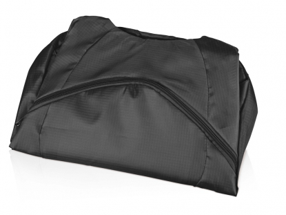 Рюкзак складной Compact, черный, сложенный