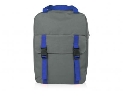 Рюкзак Lock с отделением для ноутбука, синий, спереди