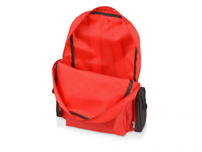 Рюкзак Fold-it складной, красный, открытый