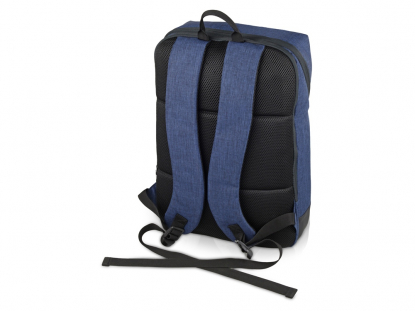 Рюкзак Bronn с отделением для ноутбука 15.6", синий, сзади